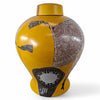 Danny's Fine Porcelain Yellow Collage Vase - CLOSEOUT