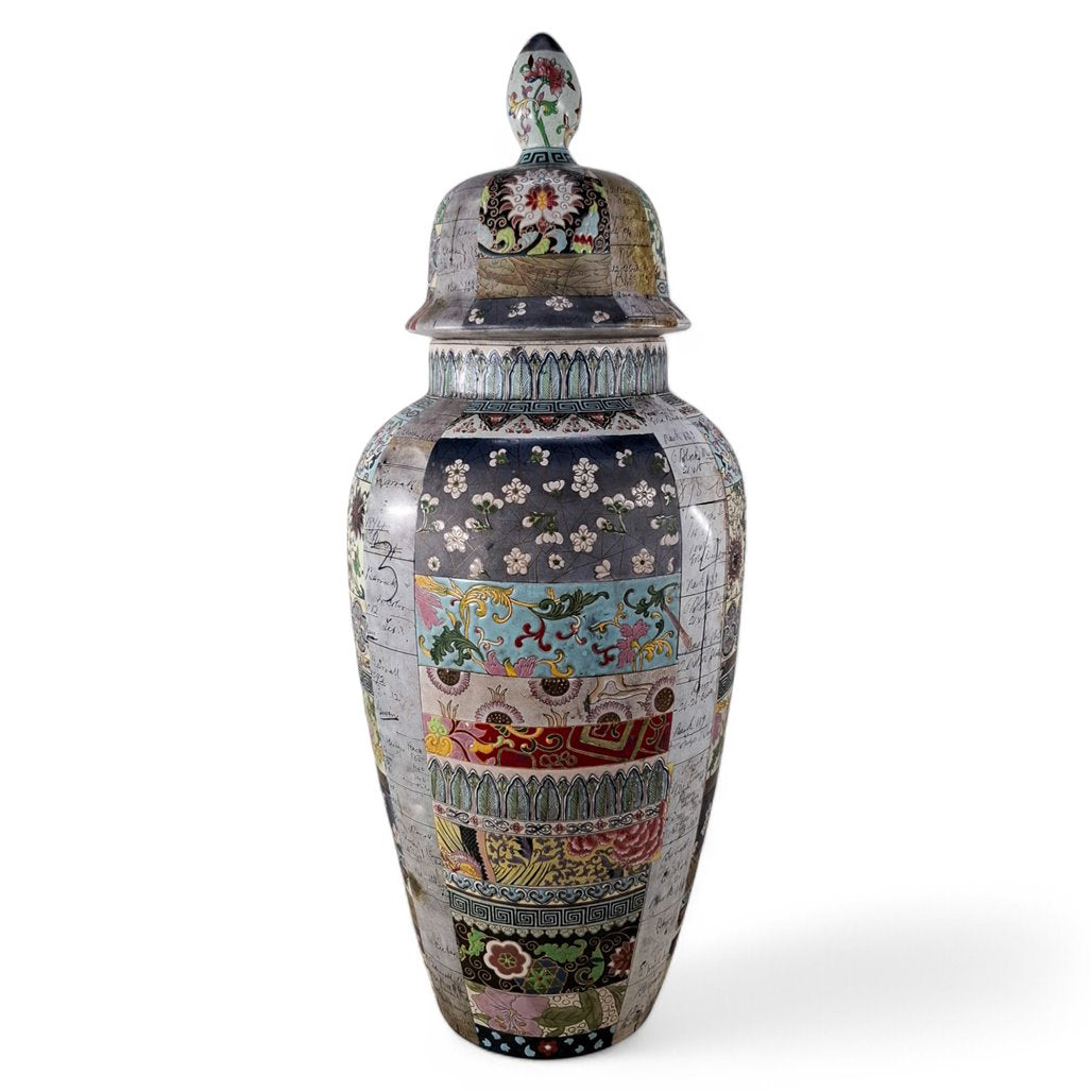Danny's Fine Porcelain Brocade Covered Jar - CLOSEOUT