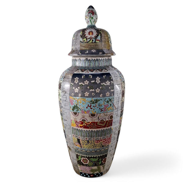 Danny's Fine Porcelain Brocade Covered Jar - CLOSEOUT