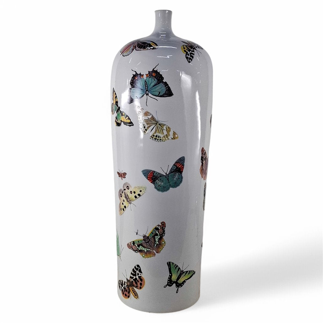 Danny's Fine Porcelain Butterfly Garden Vase - CLOSEOUT
