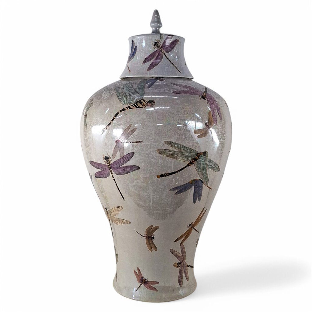 Danny's Fine Porcelain Bird & Bamboo Vase - CLOSEOUT