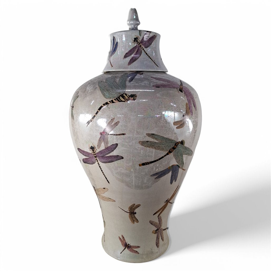 Danny's Fine Porcelain Bird & Bamboo Vase - CLOSEOUT