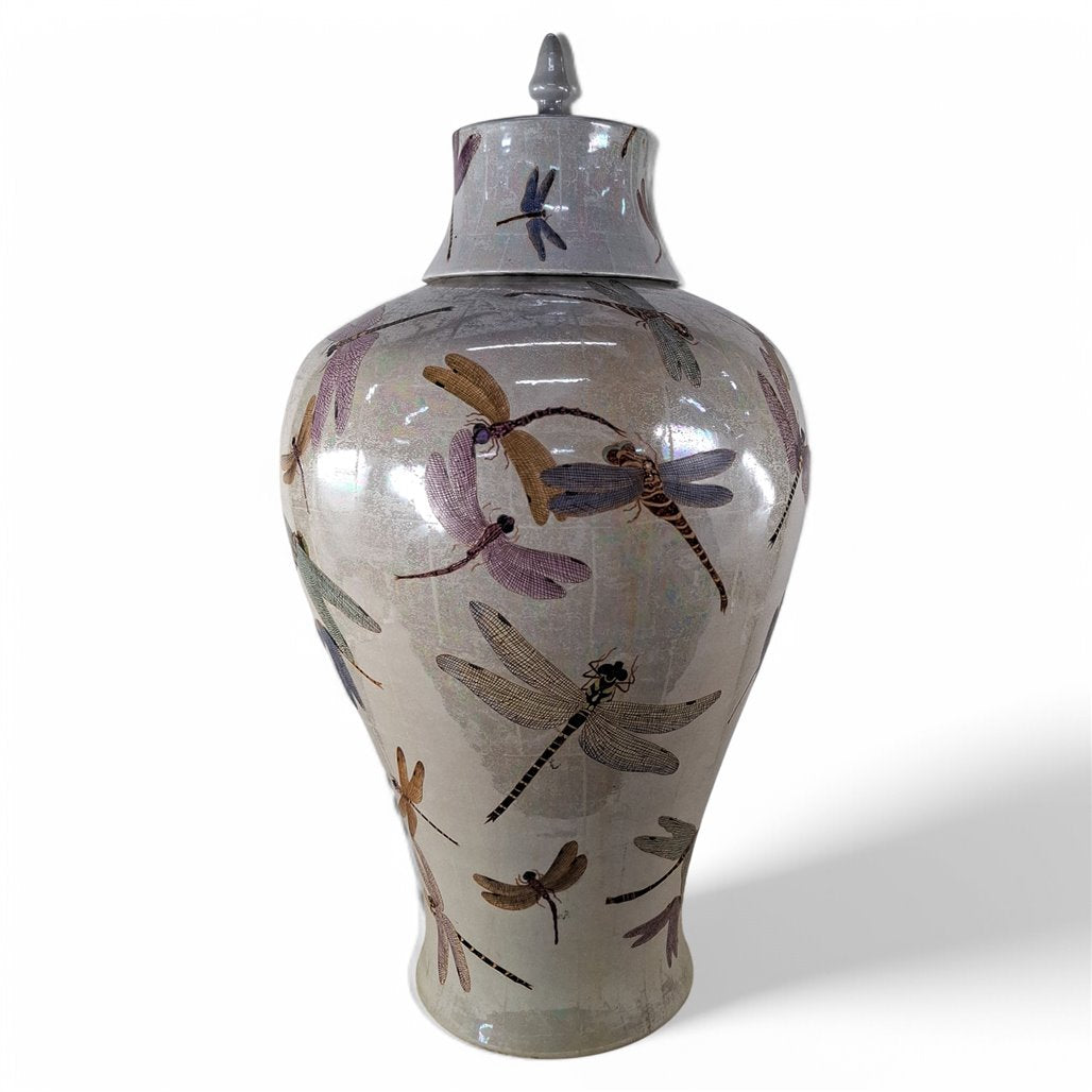 Danny's Fine Porcelain Bird & Bamboo Vase - CLOSEOUT