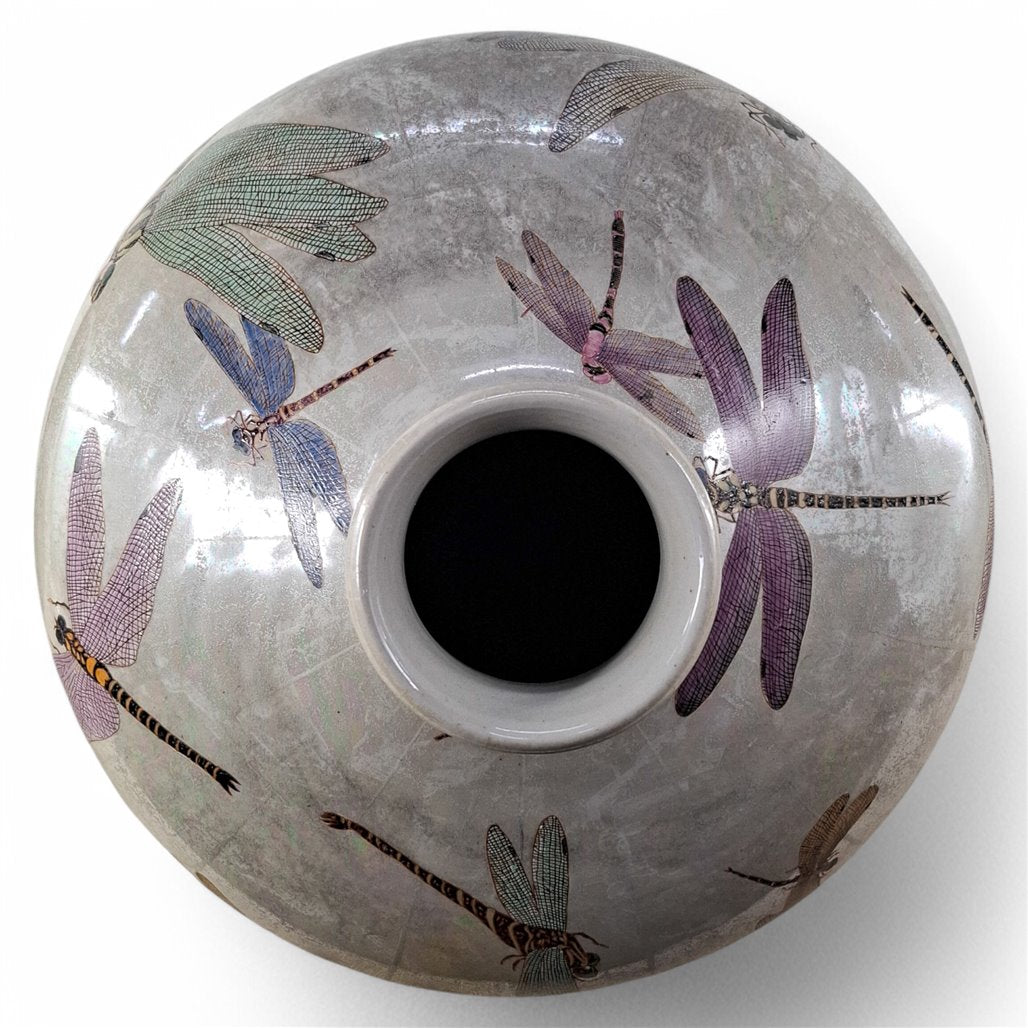 Danny's Fine Porcelain Bird & Bamboo Vase - CLOSEOUT