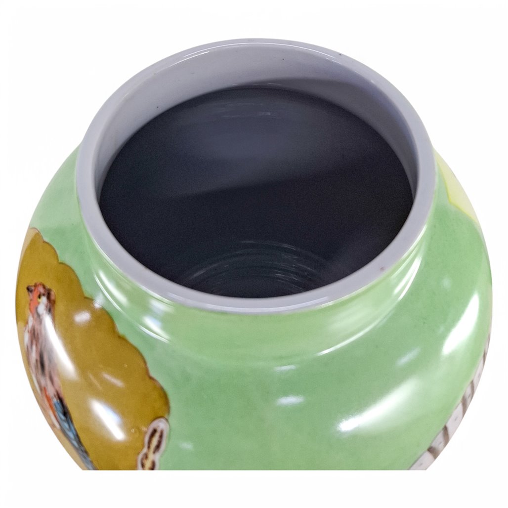 Danny's Fine Porcelain Garden Bird Covered Jar - CLOSEOUT