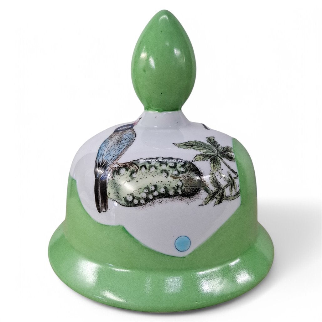 Danny's Fine Porcelain Garden Bird Covered Jar - CLOSEOUT