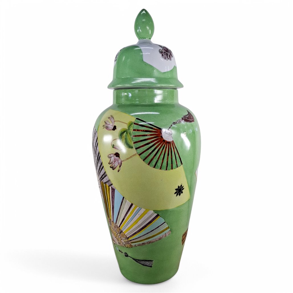 Danny's Fine Porcelain Garden Bird Covered Jar - CLOSEOUT