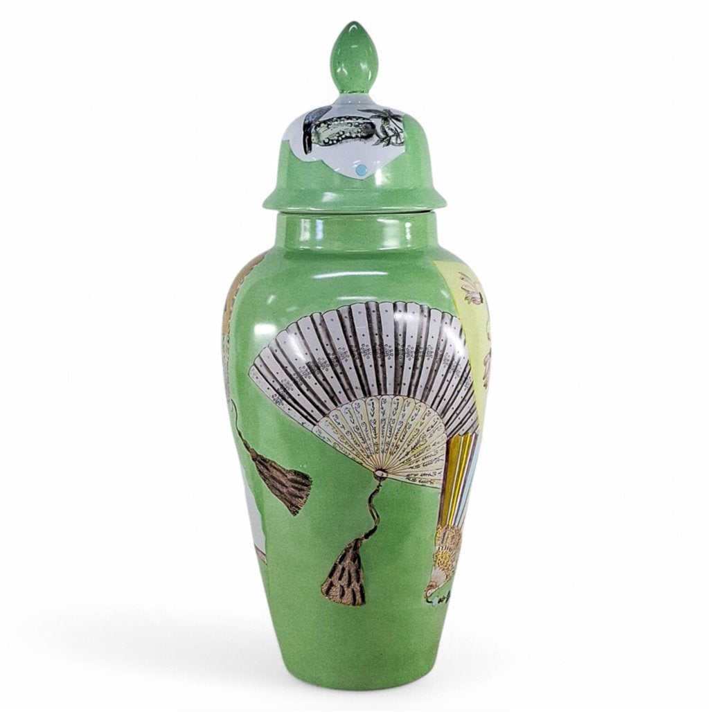 Danny's Fine Porcelain Garden Bird Covered Jar - CLOSEOUT