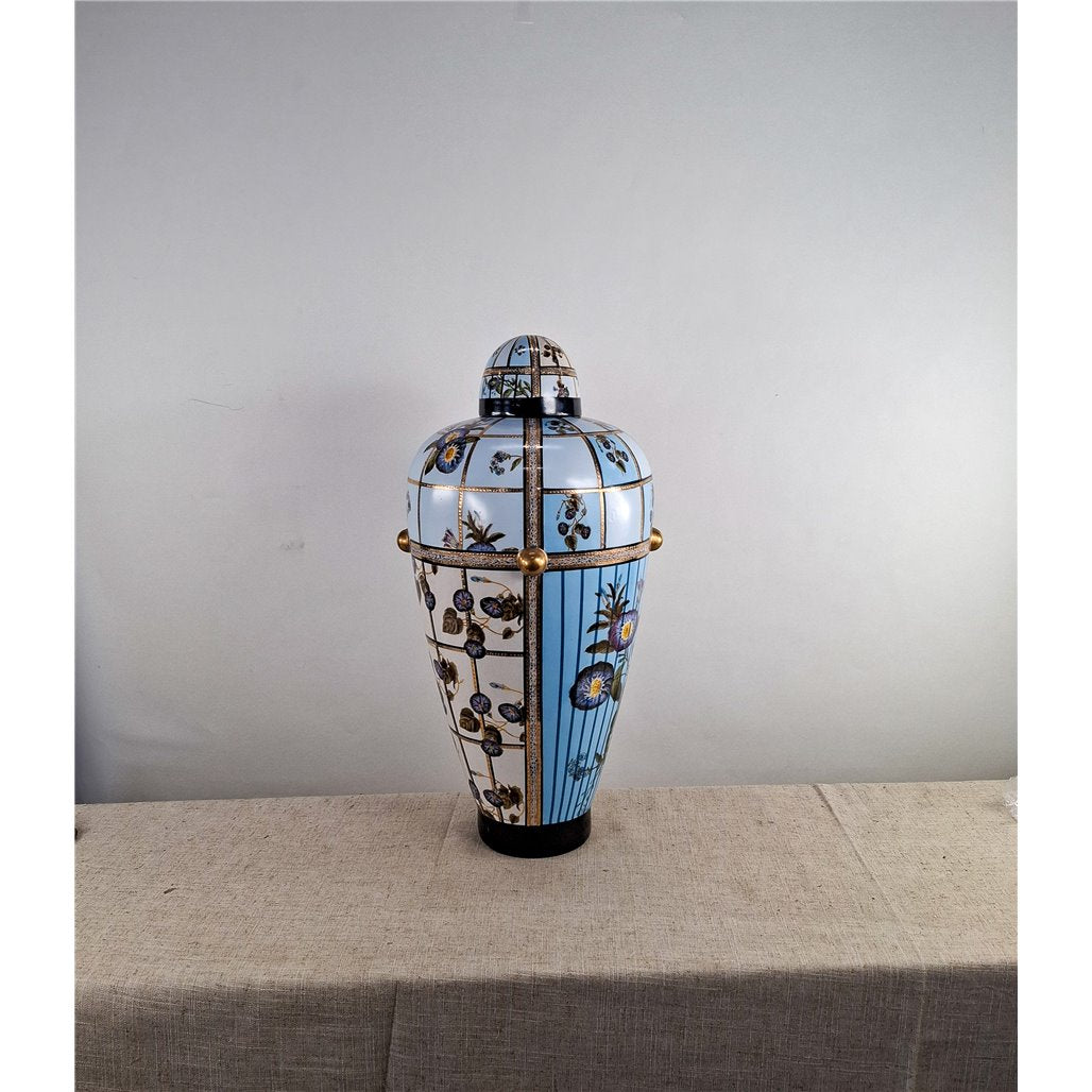Danny's Fine Porcelain Butterfly Garden Covered Jar - CLOSEOUT