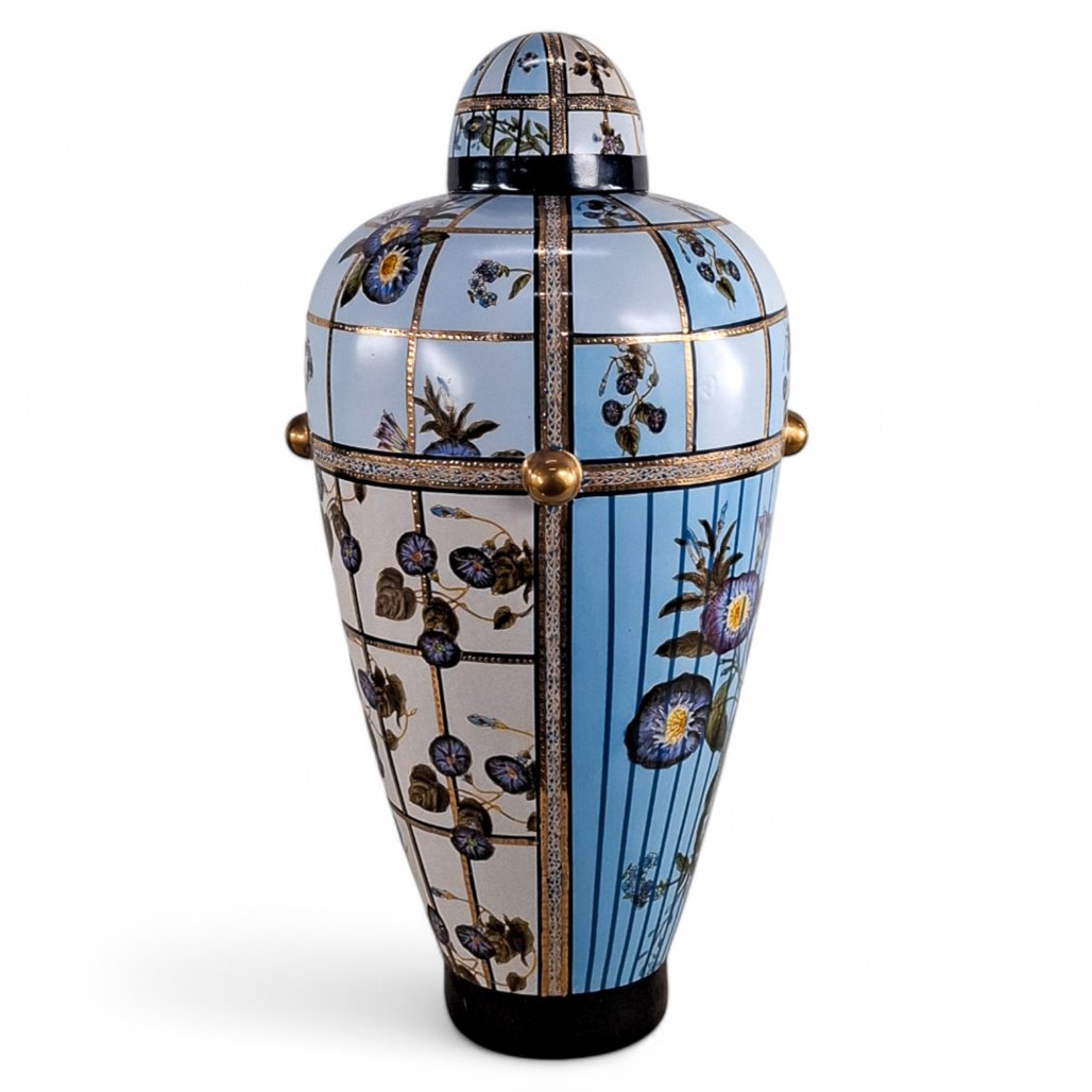 Danny's Fine Porcelain Butterfly Garden Covered Jar - CLOSEOUT