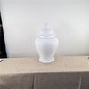 Danny's Fine Porcelain White Fishnet Covered Jar - CLOSEOUT