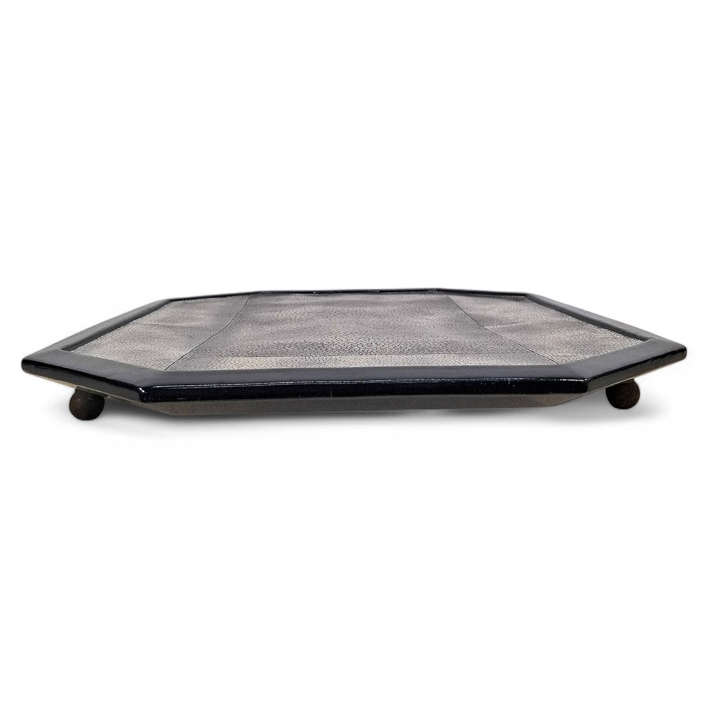 Danny's Fine Porcelain Antique Metal Tray - CLOSEOUT