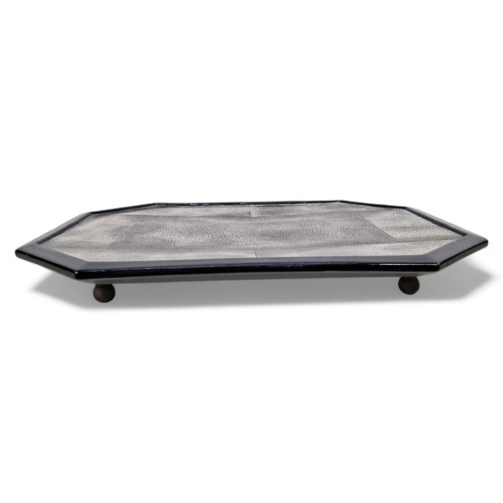 Danny's Fine Porcelain Antique Metal Tray - CLOSEOUT