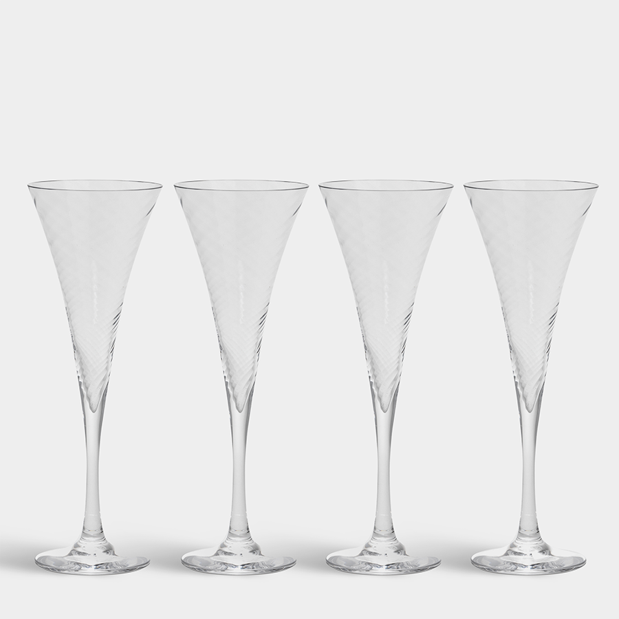 Orrefors Helena Champagne - Set of 4