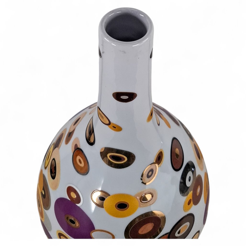 Danny's Fine Porcelain Multi Color Bottle Vase - CLOSEOUT