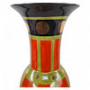 Danny's Fine Porcelain Red Black Baluster Vase - CLOSEOUT