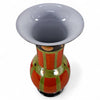 Danny's Fine Porcelain Red Black Baluster Vase - CLOSEOUT