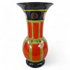 Danny's Fine Porcelain Red Black Baluster Vase - CLOSEOUT