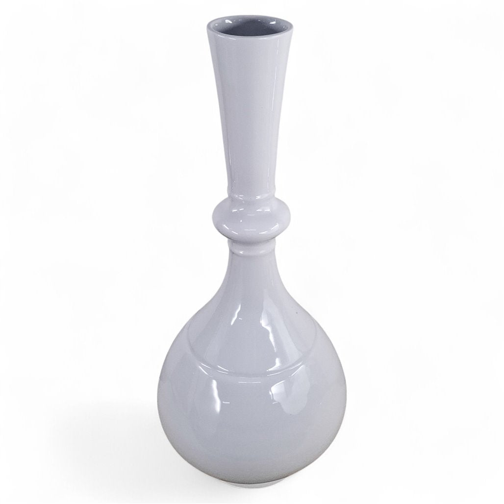 Danny's Fine Porcelain White Bottle Vase - CLOSEOUT