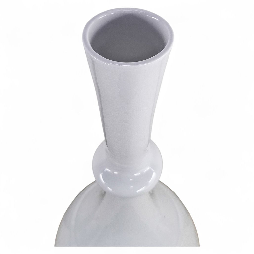 Danny's Fine Porcelain White Bottle Vase - CLOSEOUT