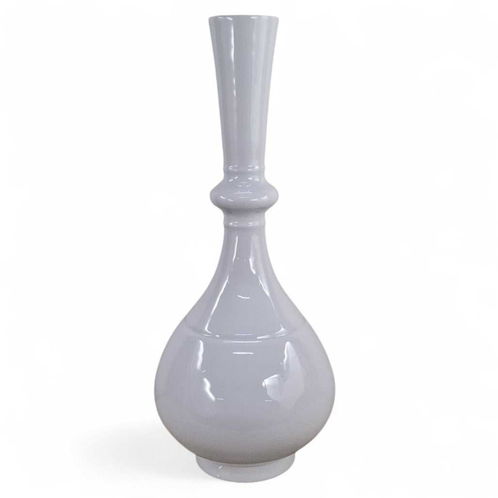 Danny's Fine Porcelain White Bottle Vase - CLOSEOUT