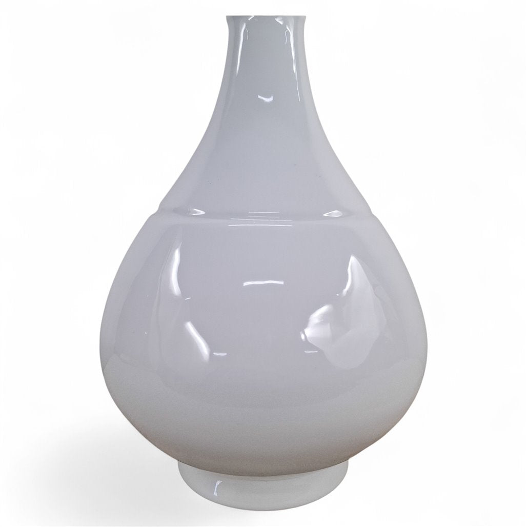 Danny's Fine Porcelain White Bottle Vase - CLOSEOUT