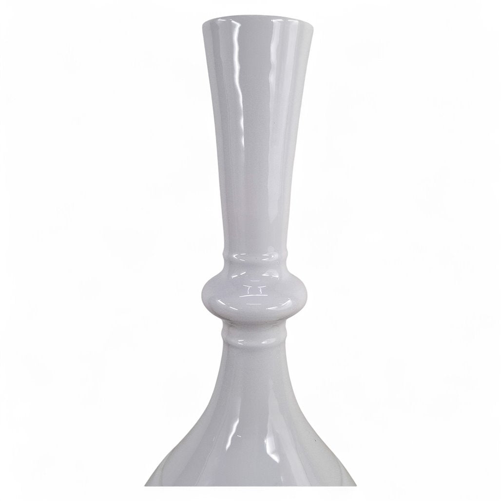 Danny's Fine Porcelain White Bottle Vase - CLOSEOUT