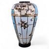 Danny's Fine Porcelain Blue Floral Lidded Jar - CLOSEOUT