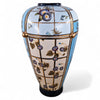 Danny's Fine Porcelain Blue Floral Lidded Jar - CLOSEOUT