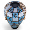 Danny's Fine Porcelain Blue Floral Lidded Jar - CLOSEOUT