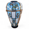Danny's Fine Porcelain Blue Floral Lidded Jar - CLOSEOUT
