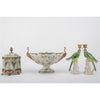 Danny's Fine Porcelain Porcelain Peacock Handle Basin with Bronze Ormolu - Green Bird Collection