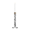 Orrefors Carat Candlestick Silver Large