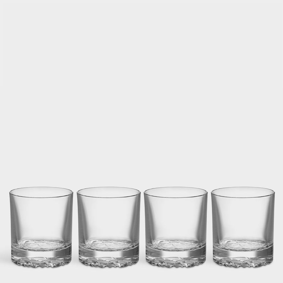 Orrefors Carat Double Old Fashioned - Set of 4