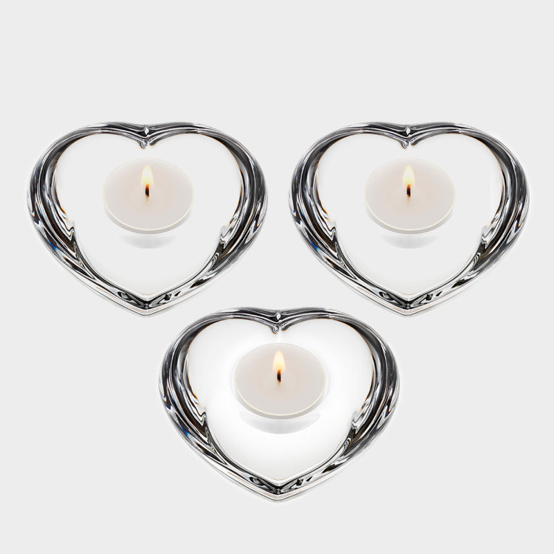 Orrefors Amour Votive Set of 3