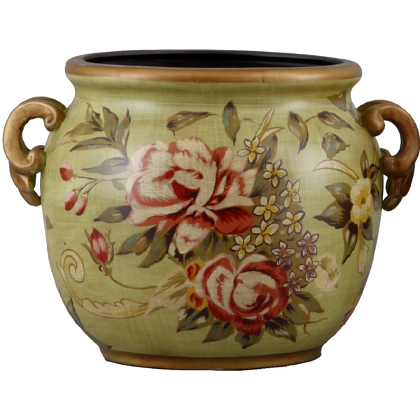 Danny's Fine Porcelain Flower Pot - Gracious Bouquet (***)