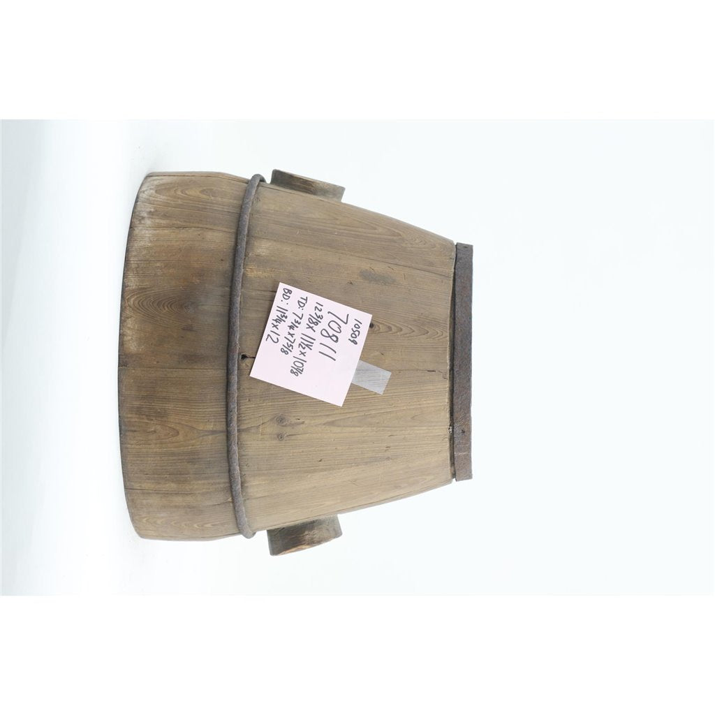 Danny's Fine Porcelain Antique Wood Bucket