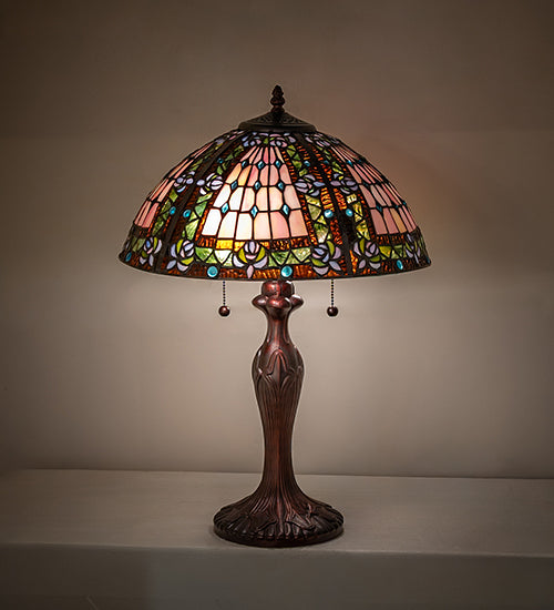 23" High Fleur-de-lis Table Lamp