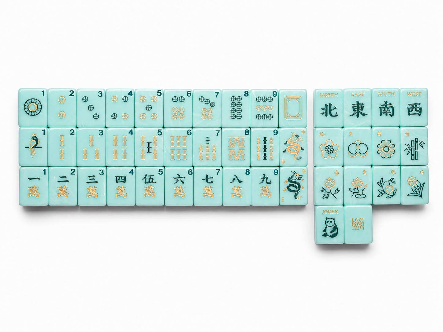 Tala Mahj - Tradewind Mahjong Tiles - Aqua