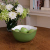 Beatriz Ball ENCANTO Osaka Large Bowl Leaf Green and White