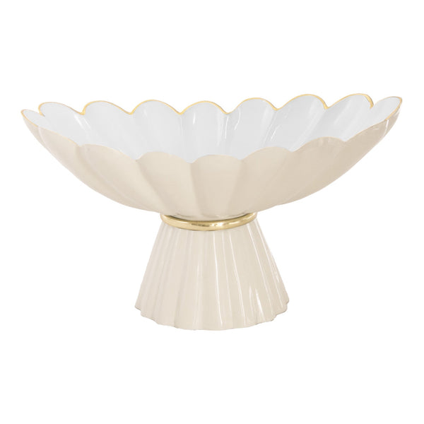 Beatriz Ball ENCANTO Vintage Hermes  Pedestal Cream and White