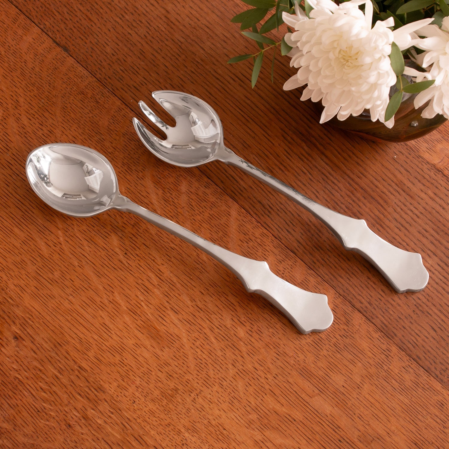 Beatriz Ball VINTAGE Revere Large Salad Servers