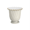 Beatriz Ball ENCANTO Swirl  Vintage Ice Bucket Cream and White