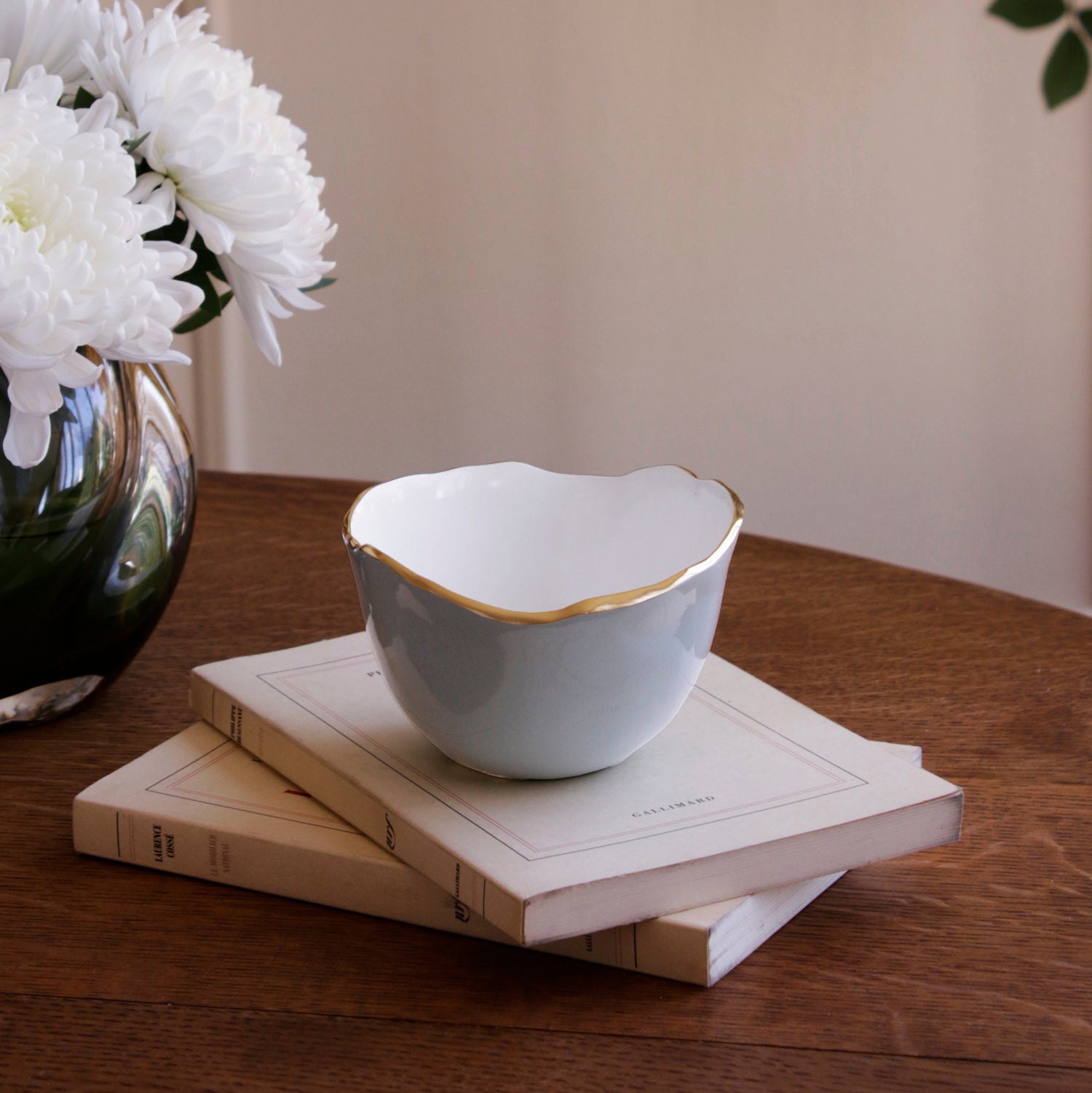 Beatriz Ball ENCANTO Osaka Small Bowl Slate & White