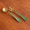 Beatriz Ball ENCANTO Soho Salad Servers Leaf Green
