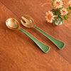 Beatriz Ball ENCANTO Soho Salad Servers Leaf Green