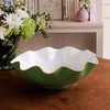 Beatriz Ball ENCANTO Carola Extra Large Bowl Leaf Green and White