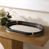 Uttermost Cyprus Black Oval Tray