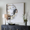 Uttermost Moon Landing Hand Painted Abstract Art
