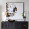 Uttermost Moon Landing Hand Painted Abstract Art